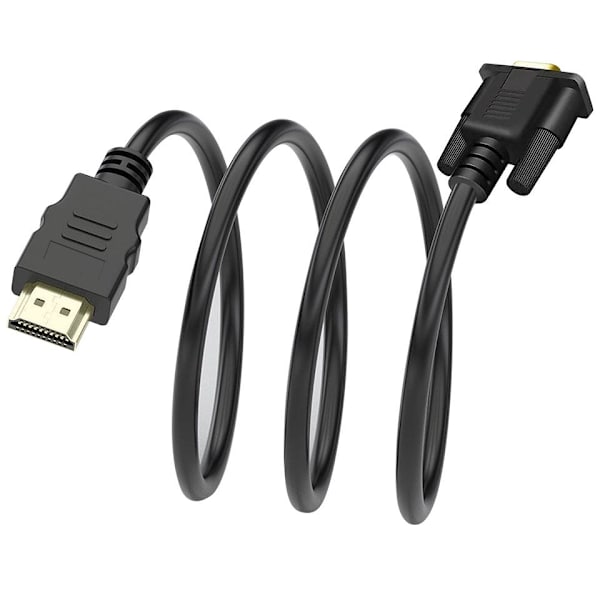 1,8 m HDMI till VGA-kabel - Adapter black 94