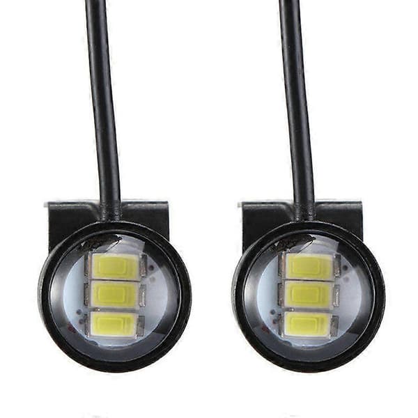 2 stk LED Motorsykkel Frontlys Spotlight Kjørelys Lampe-FA-