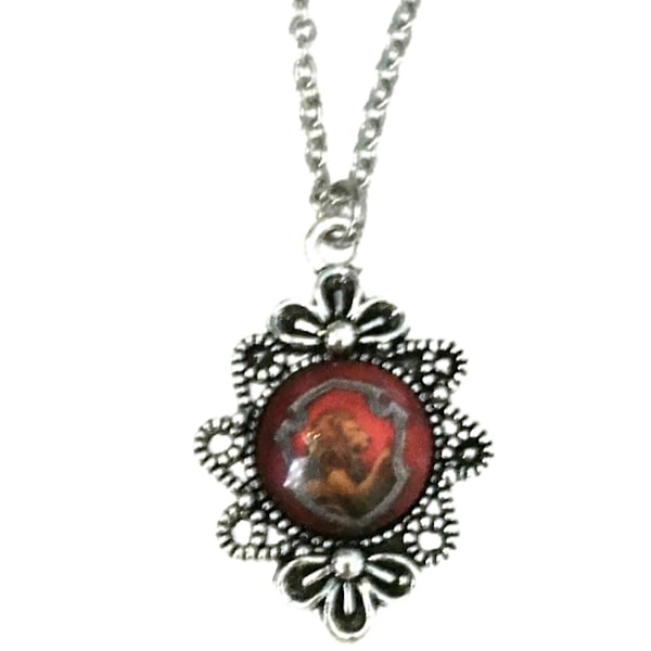 Halsband & Örhängen 3-delat Gryffindor Hogwarts Harry Potter red