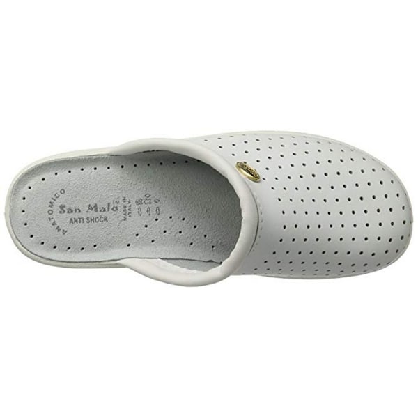 Dek Dam/Dam Clogs i Laklæder 39 EUR Hvid White 39 EUR