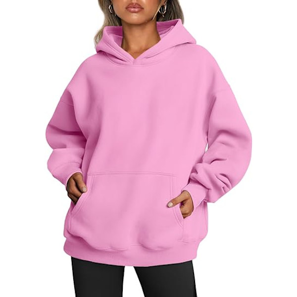 Trendikäs Queen naisten oversized hupparit fleece-collegepaidat pitkähihaiset puserot pullover syksy asut