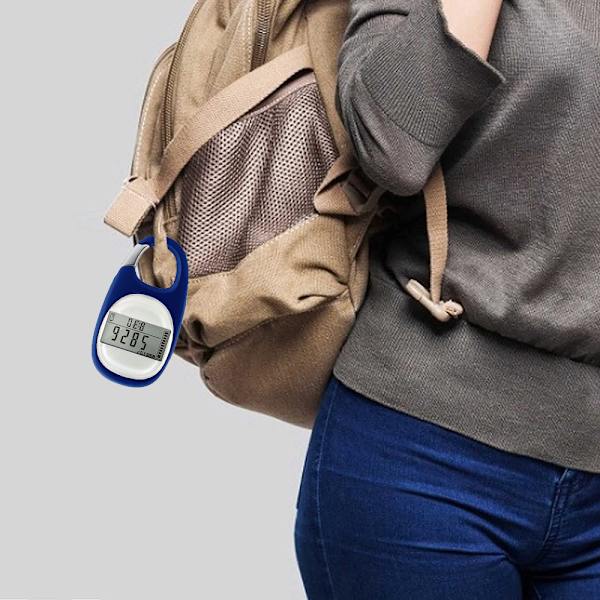 3D Digital Enkel Vandringsafstand Clip-on Stegräknare