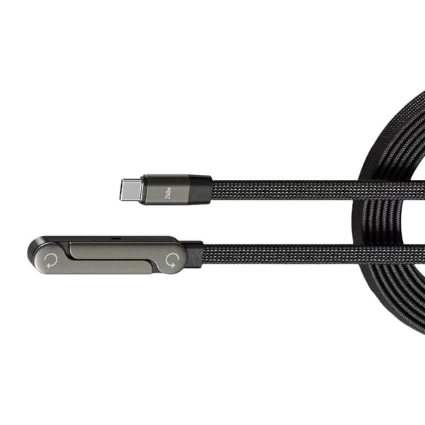 Type C Charging Cable with Aluminum Stand for 240W Power Delivery Efficiency-FA-