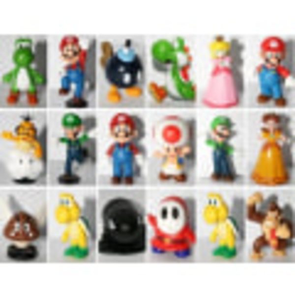 Super Mario 18-pak figurer julegaver