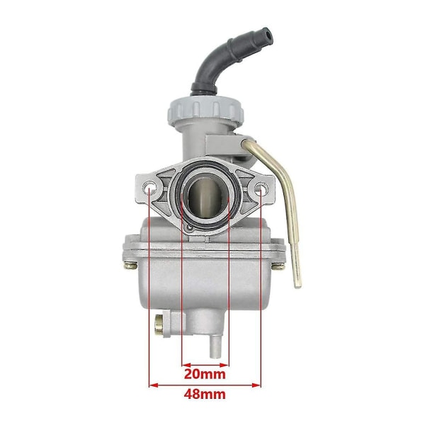 Pz20 karburator til 50cc 70cc 90cc 110cc 125cc 4-taktsmotor