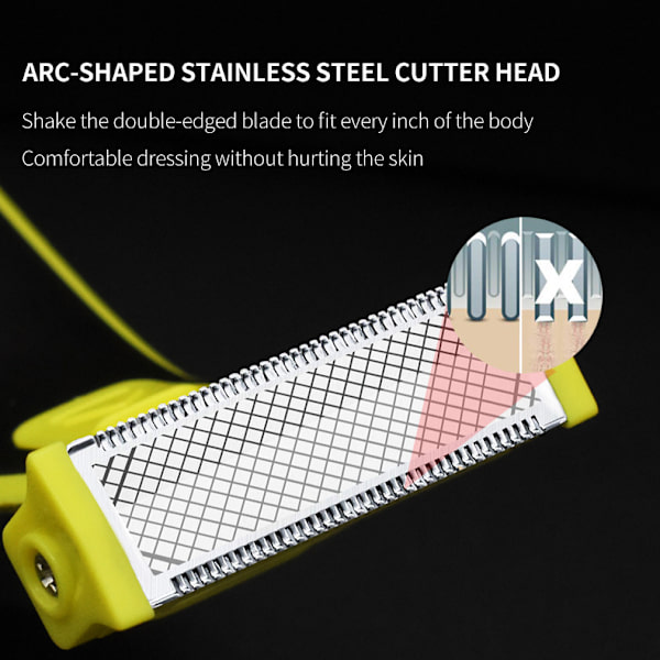 Philips Norelco OneBlade 360 ​​Ansikt + Kropp, hybrid elektrisk barbermaskin og skjeggtrimmer for menn med 5-i-1 ansiktsstubbkammen og kroppshårstrimmersett