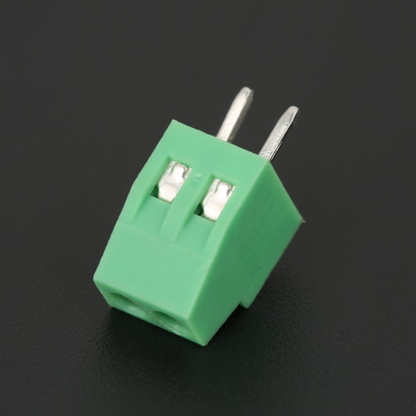 50 st/ set 2-stifts 2,54 mm Pitch Grön PCB Universal Terminalblockkontakt
