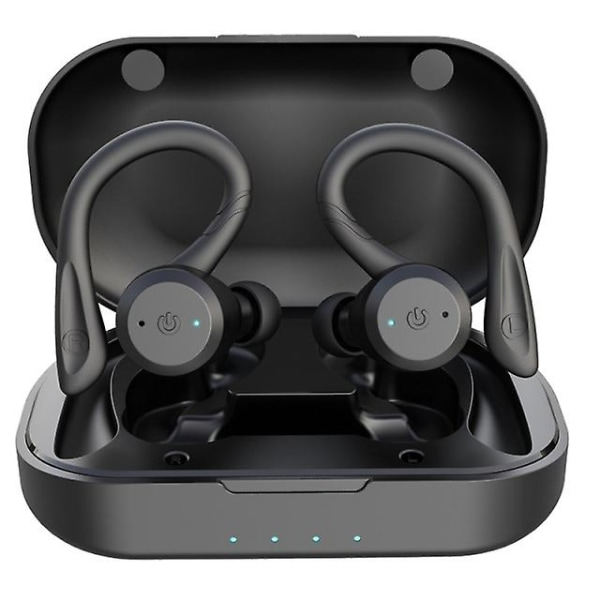 20 tunnin toistoaika Uinti Vedenpitävät Bluetooth-kuulokkeet Dual Wear Langattomat urheilukuulokkeet Tws Ipx7-kuulokkeet Stereo musta Y