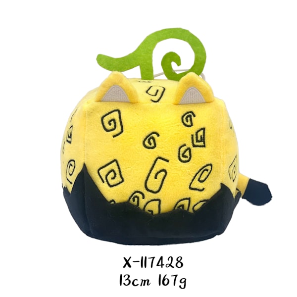 Blox Fruits Devil Fruit Fruit Box Leopard Print Doll Plush Toy Kids Birthday Gift Holiday Gift Leopard