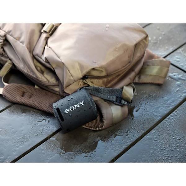 SONY SRSXB13 - Bærbar højttaler - Bluetooth - Ekstra bas - Vandtæt - 16 timers autonomi - Sort