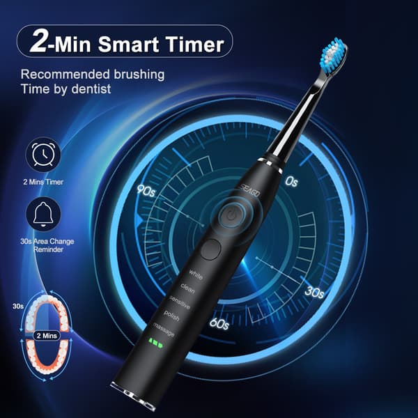 Seago Sonic elektrinen hammasharja 8 harjasharjalla