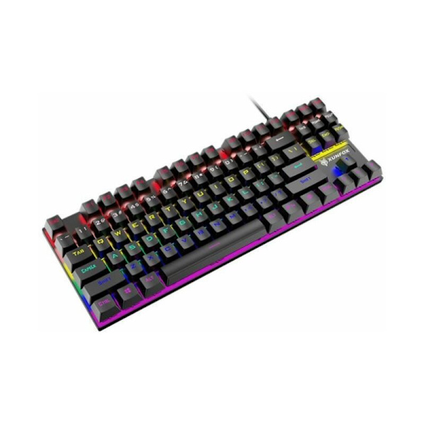 K80 trådbundet mekaniskt tangentbord mekaniskt gamer tangentbord cyan axi