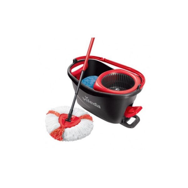 VILEDA Easywring & Clean Turbo Rengjøringssett Grå, röd och vit