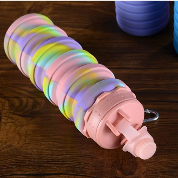 Rainbow Water Bottle Portable Water Bottle Creative Camouflage