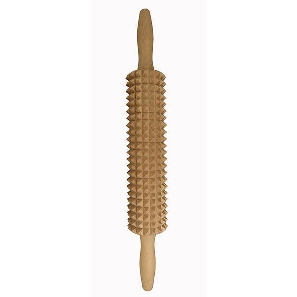 Brödkavel med räfflor/ Kruskavel 25 cm beige 340