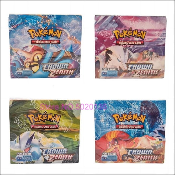 Pokemones-kort TCG: XY Evolutions forseglet boosterbox Crown Zenith