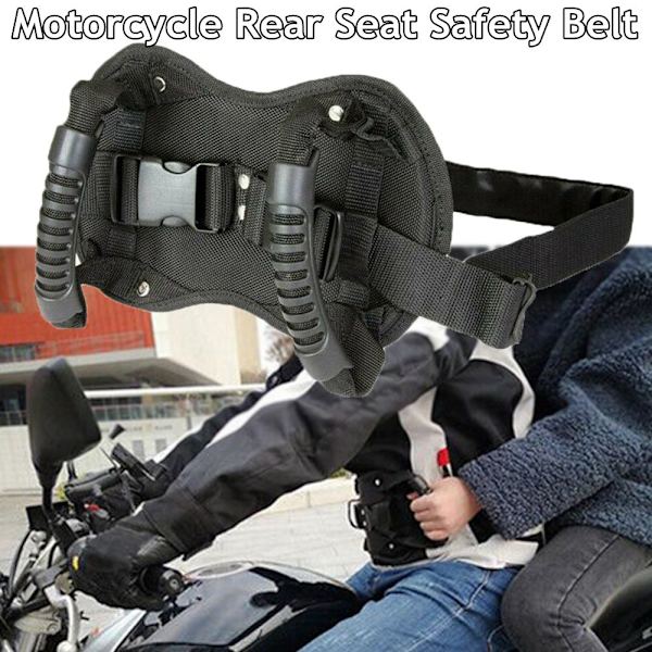 Motorsykkel Baksete Sikkerhetsbelte Passasjer Sikkerhetsbelte Bak