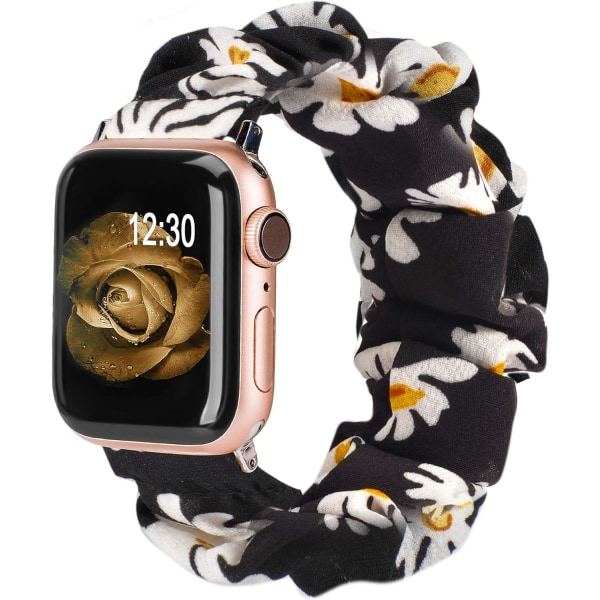 Yhteensopiva Apple Watch -rannekkeiden kanssa Scrunchies 38 mm kangas pehmeä