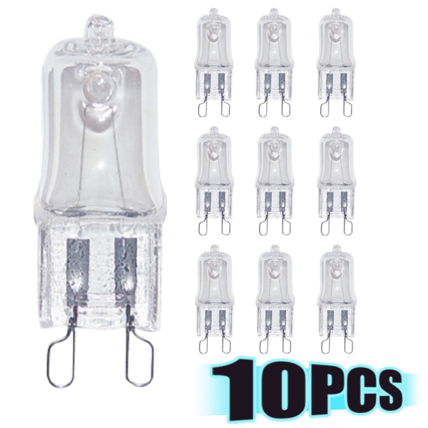 10 st Ugnlampa G9 Högtemperaturlampa Steamer Light 25 60W one size 60W