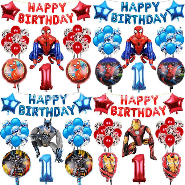 Spiderman Folieballonger Festdekorasjon 2 2