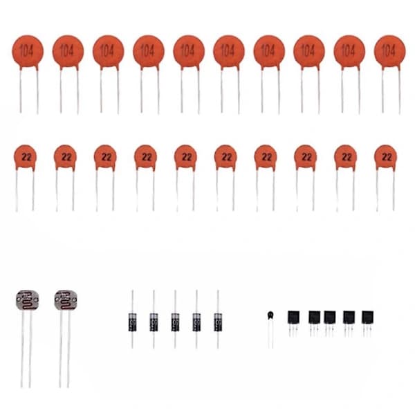 Nyt Breadboard-sæt Elektronik DIY-sæt med plastikboks til R3-pakke, SD-FA-