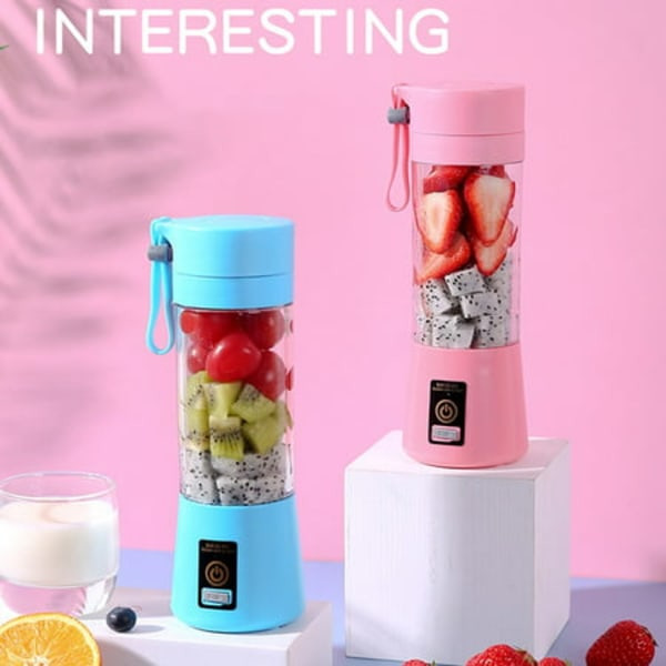 Bärbar mixer USB-mixer Tvåbladig elektrisk juicepress Smoothie