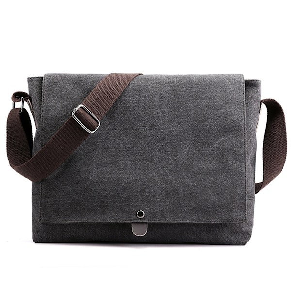 Canvas Messenger Bag Mode Axelväska Fritid