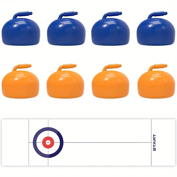 Pöytäcurling-pelit ja perhepelit lapsille ja aikuisille, Shuffleboard-kiekot 8 kelalla