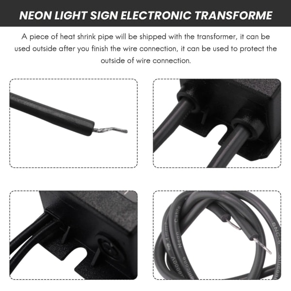 Neon Lys Skilt Elektronisk Transformer Strøm Hb-c02te 3kv 30ma 5