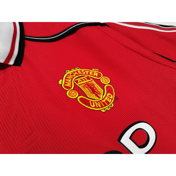 Retro Legend 98-99 Manchester United Hjemmetrøje Kort Evra NO.3 Evra NO.3 XL