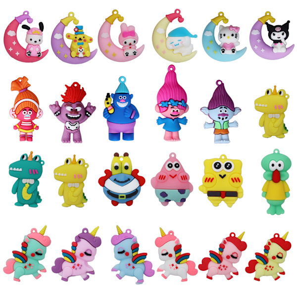 Charmig Rosa Fantasy Cartoon Dockor 0.25