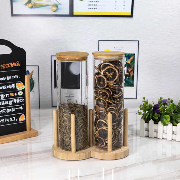 Engangs krus holder hylde vand te kopper træ dispenser med længere stick kop display stativ arrangør 1