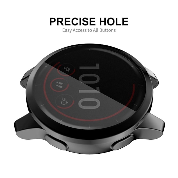HAT PRINCE TPU Skall Garmin Venu 2 45 mm / Vivoactive 4 45 mm Svart