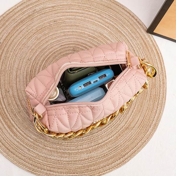 Mode Damtasker Skuldertasker Kædetasker Rosa pink