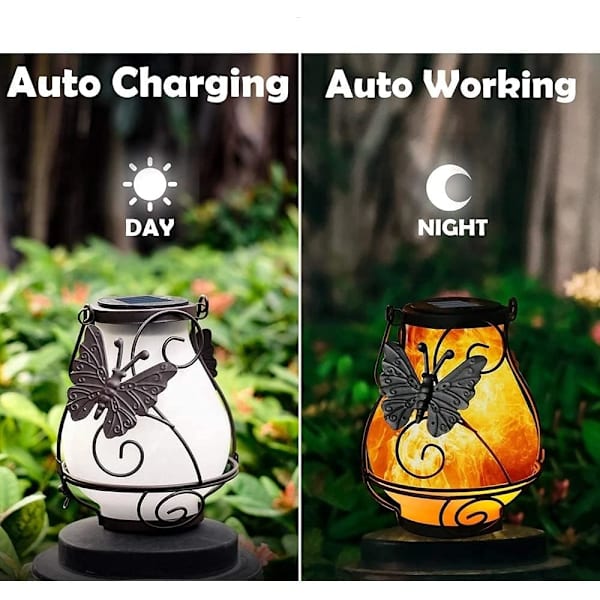 Ulkoilmaan ripustettava kannettava soihtu liekki LED aurinkovalaisin