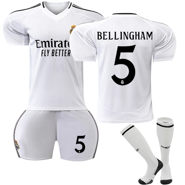 24-25 Nya #5 Bellingham Real Madrid Jalkapallopaidat Harjoituspaidat-WELLNGS Adult M(170-175cm)