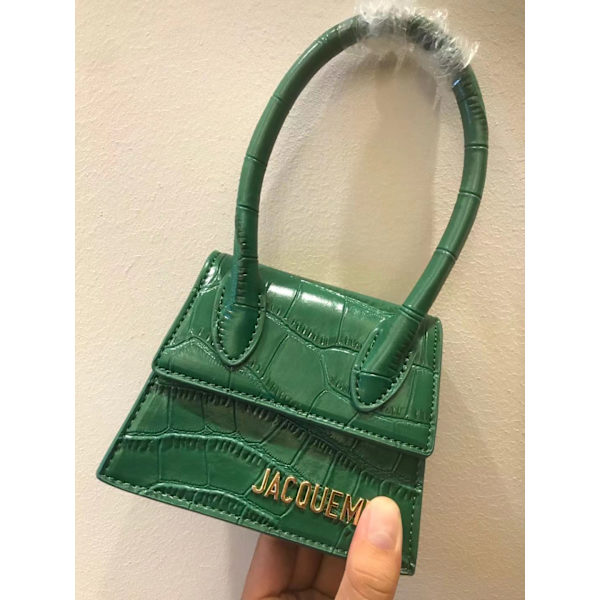 Dameskulderväske Lille Taske Ins Portabel Crossbody-Taske Crocodile Green