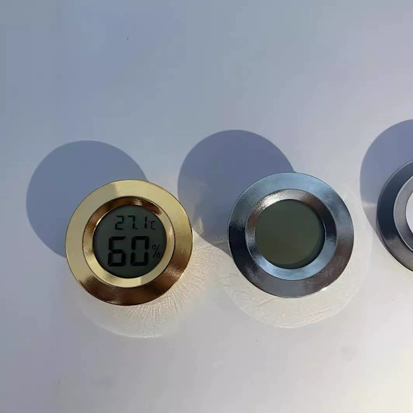 Mini Hygrometer Fugtighedsmåler Indendørs/Udendørs Fugtighedsmåler Reptil Termometer