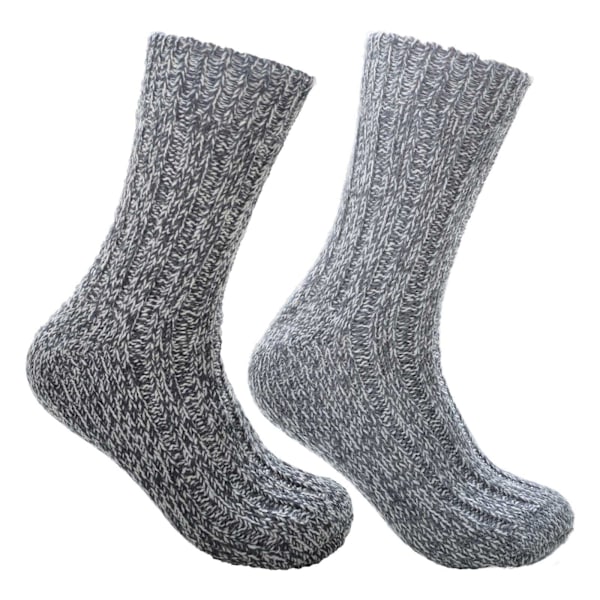 Raggsockor 2-pack Grå Grey 43-46