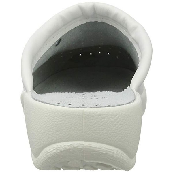 Dek Dame/Dame Clogs i Lakkert Skinn 36 EUR Hvit 36 EUR White