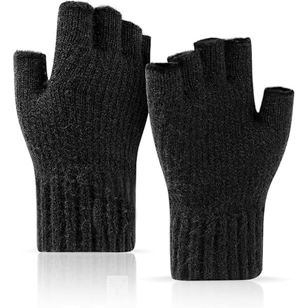 KCVV Handsker - Vinterhandsker - Touchscreen Handsker - Fem-fingers Handsker - Varme - 16 cm - Unisex Handsker - Bløde mod huden - Sorte