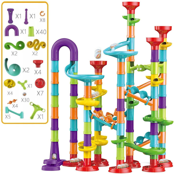 Kuglebane til Børn - 110 Dele 721 multicolor