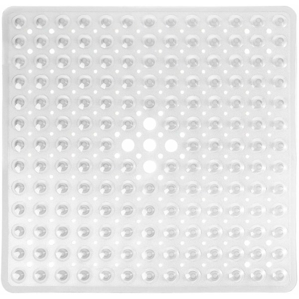 Square Bath Shower Tub Mat for Bathroom, Non-Slip Suction Cups