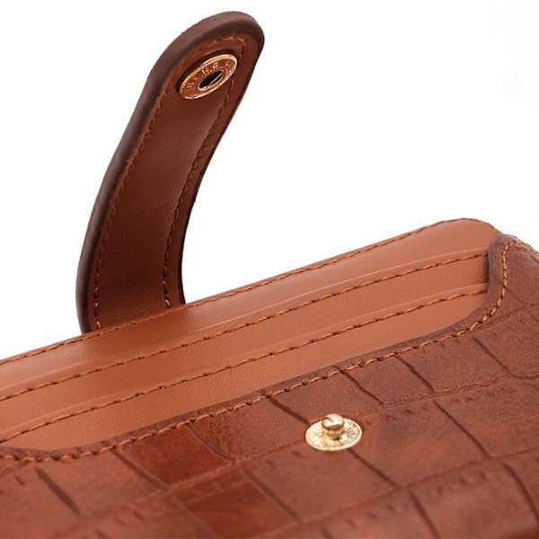 Lille Bifold Pung Kort Holder BRUN Brown