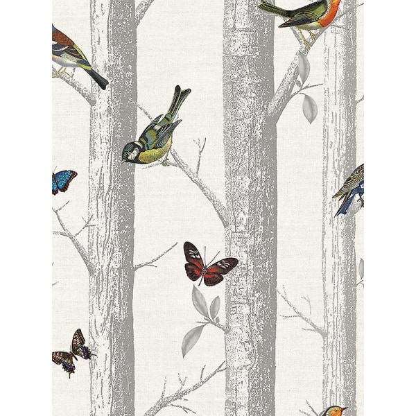 Epping Birds on Branches Tapet Vit Holden 12231