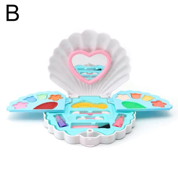 Sett for jenter Barn Kosmetisk Skjønnhet Sminkepung Case Toy Kit Pr white onesize