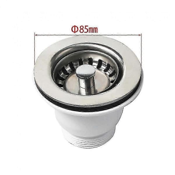 85mm Krom Belfast Vask Silkurv Avfall - Passer 60mm Hull-FA-