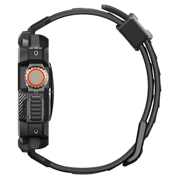 Spigen Apple Watch Ultra 49 mm Skal/Armbånd Rugged Armor 'Pro' Sort