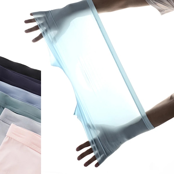3 stk. Sommer Herre Boxers Ice Silk Sømløse Sexede Undertøj Mand U