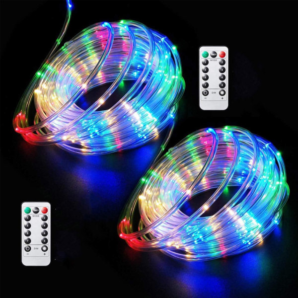 2-pakning USB-ladede LED-striper 33ft 100 LED-striper